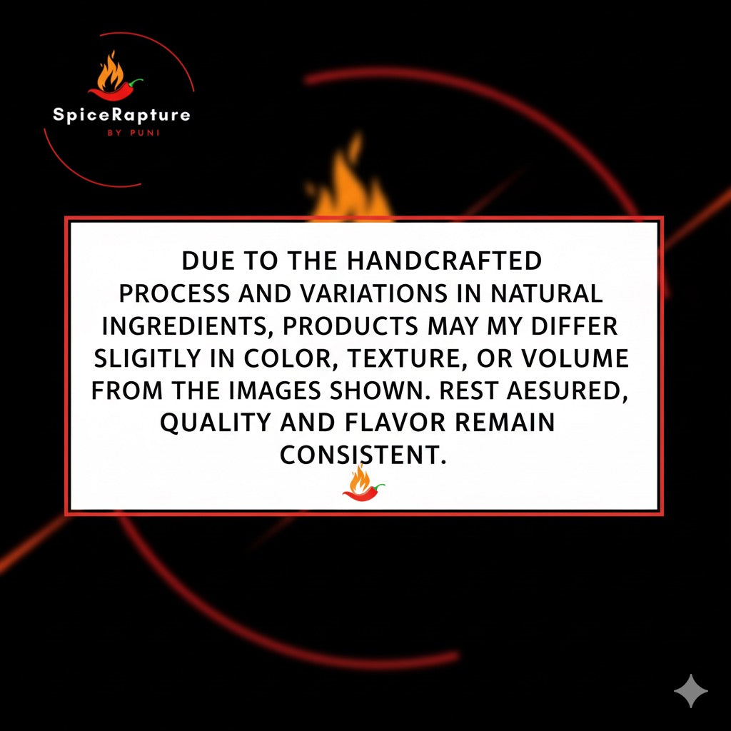 SpiceRapture Masala Chili Oil (VEGAN• CANOLA OIL • 250ML)