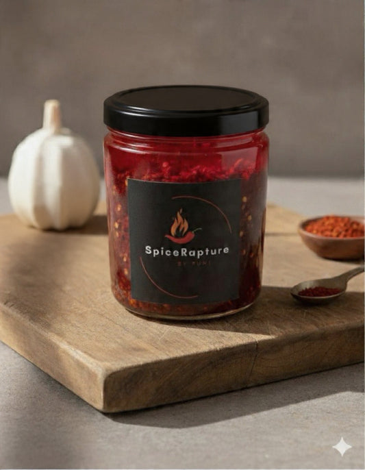 SpiceRapture Classic Chili Oil (VEGAN• CANOLA OIL • 250ML)