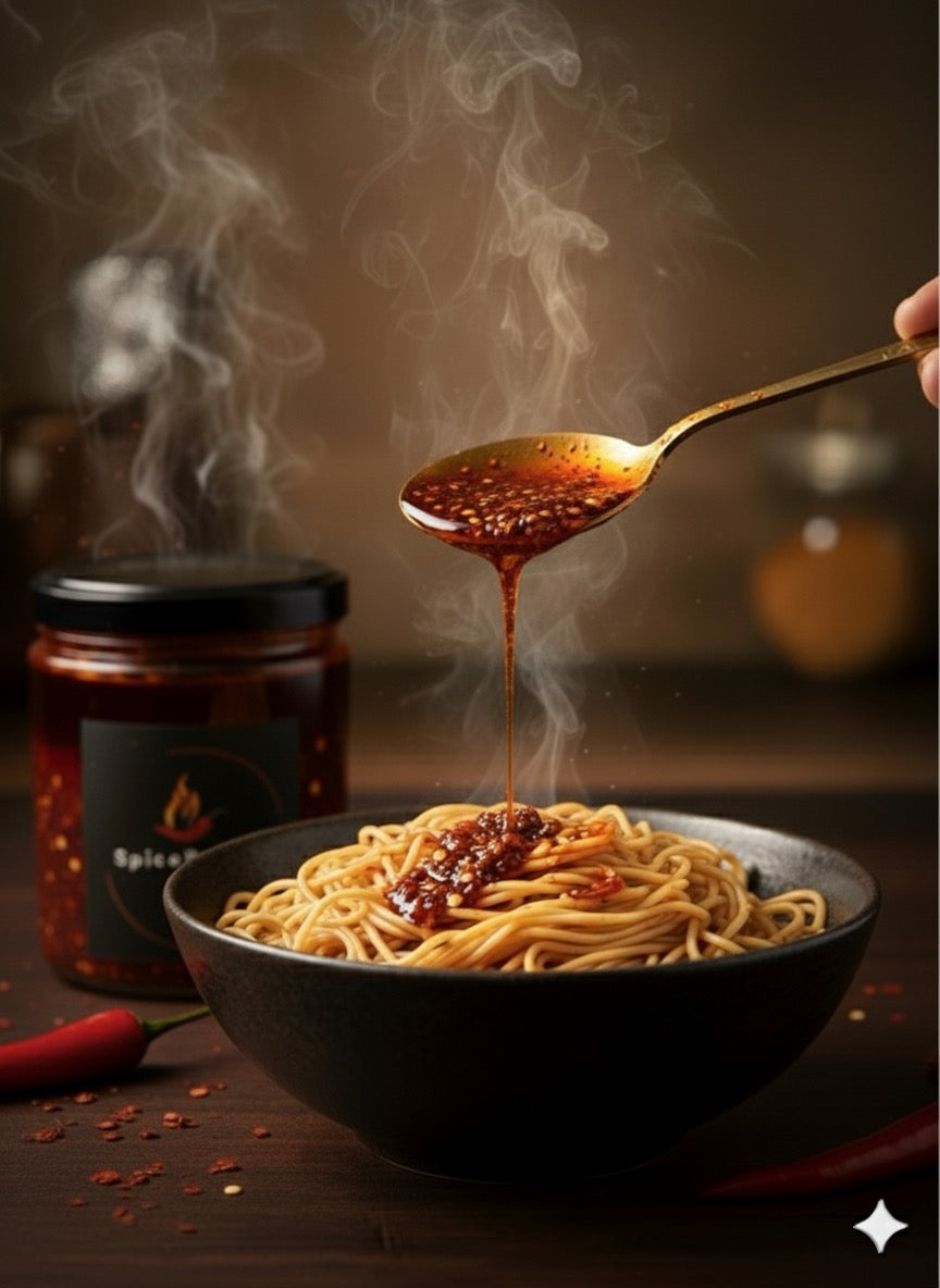 SpiceRapture Classic Chili Oil (VEGAN• CANOLA OIL • 250ML)